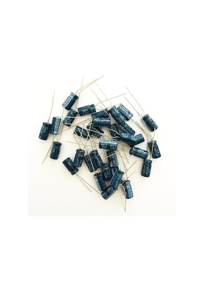 Elektrolitik Aluminyum Pcb Montaj Kondansatör 1Uf, 2.2Uf-100 Adet