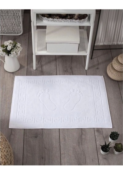 Eco Lounge Fiesta Soft Pamuk Ayak Havlusu 50x70 Cm Beyaz