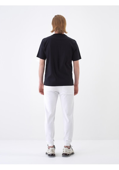 Xint Siyah Pamuk Dokulu Regular Fit Tişört 502208