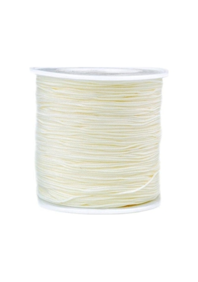 Paraşüt - Bileklik Ipi Krem - Ekru 100 Mt 0,8 Mm