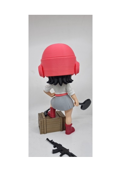 Pubg Mobile Figür 19 Cm Pubg Kadın Figür 3 Degistirilebilr Aksesuar