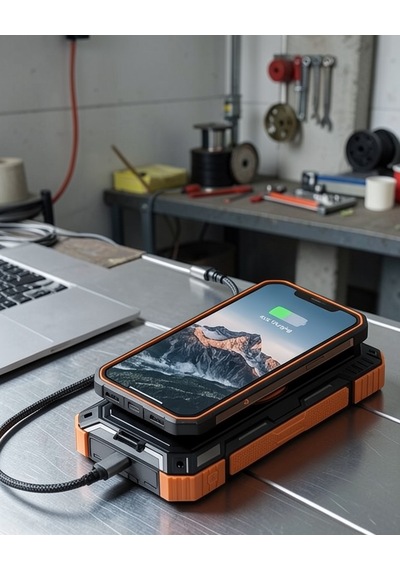 Güneş Enerjili 20000 Mah Powerbank Uczzsolar20000powerbank-4 Çok Renkli