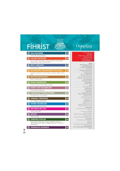 Ocak 2023 Osmanlıca Dergisi