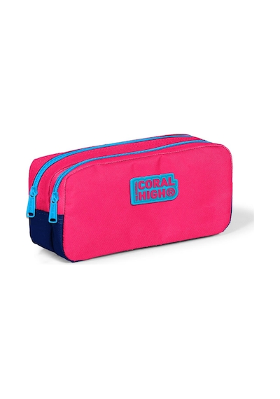 Coral High Kids Neon Mercan İki Bölmeli Kalem Çantası 22190