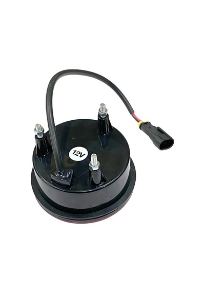 12v Sinyal Lambası Reflektörlü Sarı 6 Ledli Yuvarlak 98 Mm