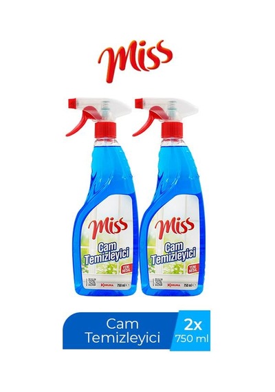 Miss Cam Temizleyici Spreyli 750 Ml X 2 Adet