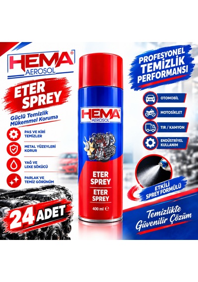 24'lü Hema Eter Sprey 400 Ml