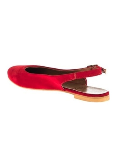 Fox Shoes Kırmızı Kadın Babet D726105202