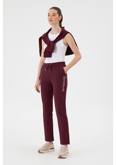 U.S. Polo Assn. Kadın Bordo Şardonlu Eşofman Altı 50313583-VR177