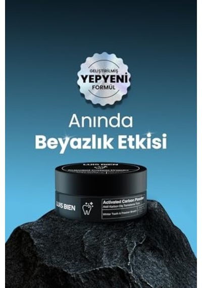 Aktif Karbon Diş Temizleme Tozu 50 Gr Ve Bambu Diş Fırçası Set