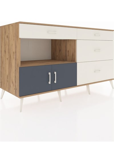 Kronos Konsol Tek Raflı 4 Çekmeceli 2 Kapaklı 176x59x99 Çam-antra Çam-antrasit/aytaşı Kronos Konsol Tek Raflı 4 Çekmeceli 2 Kapaklı 176x59x99 Çam-antra Çam-antrasit/aytaşı