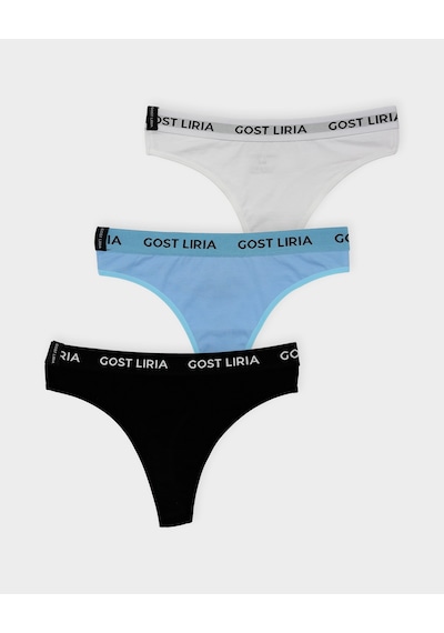 Gost Liria Niğht Wawe Kadın String Külot 3 Lü Paket - Çok Renkli Çok Renkli