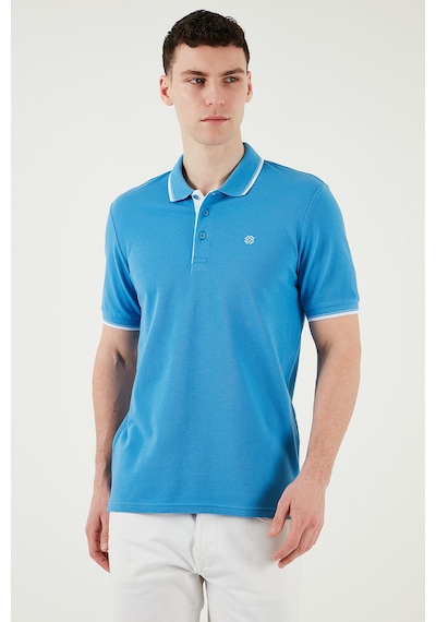 Buratti Pamuklu Slim Fit Şerit Detaylı Düğmeli Polo Yaka 3'Lü Paket Erkek T Shirt 5902118S3 Siyah-Haki-Koyu Mavi