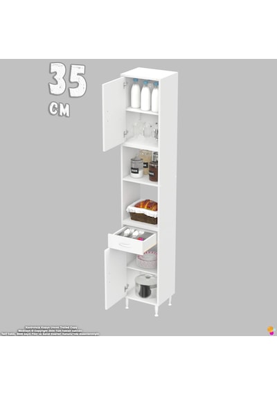 Modilayn Ece Fırın Bölmeli Kapaklı Çekmeceli Çok Amaçlı Dolap - Kahve Ve Mutfak Köşesi 35 Cm Beyaz Modilayn Ece Fırın Bölmeli Kapaklı Çekmeceli Çok Amaçlı Dolap - Kahve Ve Mutfak Köşesi 35 Cm Beyaz