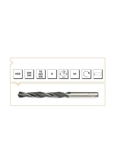 Mte Silindirik Saplı Metal Matkap Ucu 20MM