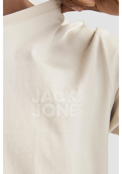 Jack & Jones Jjecorp Logo Tee Ss O-neck Noos Krem Renkli