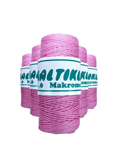Ers 5 Adet Polyester Simli Makrome İpi Ss-1545