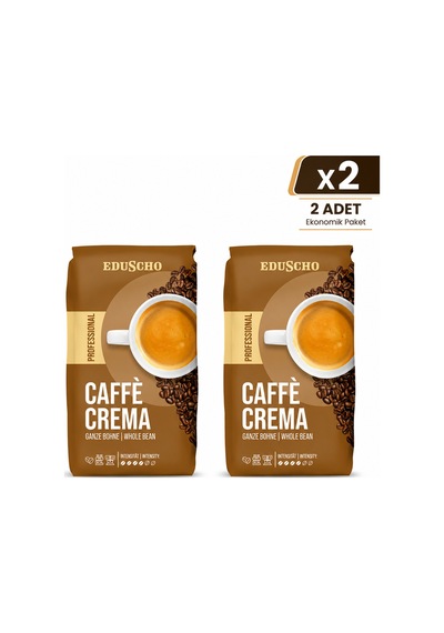 Eduscho Caffe Crema Çekirdek Kahve 1000 Gr 2 Adet