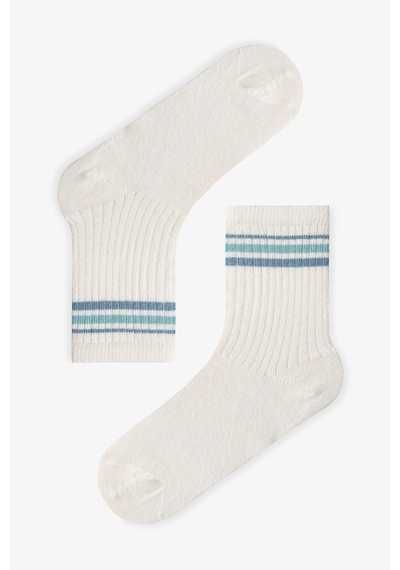 Penti Mavi Erkek Çocuk Zen Stripes 4lü Soket Çorap Mavi