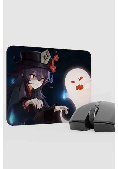 Hu Tao Genshin Impact Anime Gacha V3 - 22x18 Gaming Mouse Pad Fare Altlığı