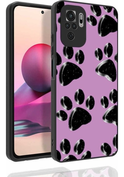 Xiaomi Redmi Note 10s Kılıf Desenli Kamera Korumalı Parlak Zore Nora Kapak NO3