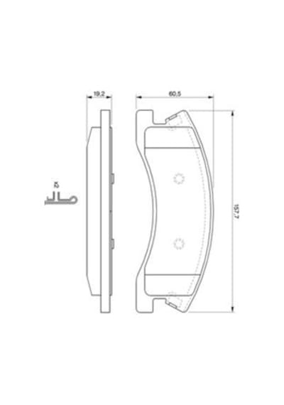 Jeep G. Cherokee Wg 4.0 2000-2005 Bosch Ön Balata Netpar24083