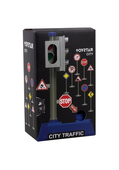 Işıklı Oyuncak Trafik İşaretleri Eğitim Seti