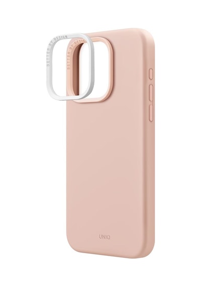 Apple Uyumlu iPhone 15 Pro Kılıf Lino Hue Serisi Magsafe Özellik Magclick Hibrit Silikon Silicore Pink 01-Gümüş Apple Uyumlu iPhone 15 Pro Kılıf Lino Hue Serisi Magsafe Özellik Magclick Hibrit Silikon Silicore Pink 01-Gümüş