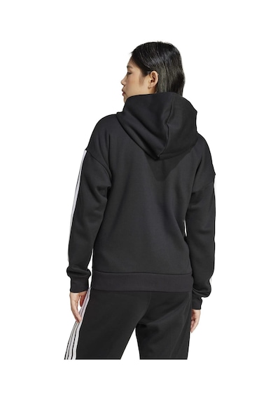 Adidas 3 Stripes Fleece Kadın Kapüşonlu Ceket Çok Renkli