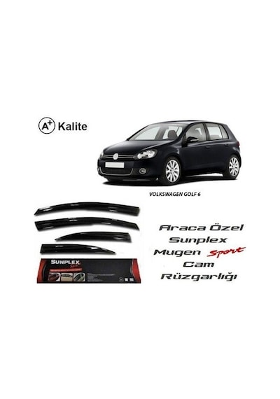 Vw Golf 6 Cam Rüzgarlığı Mugen Tip Sunplex