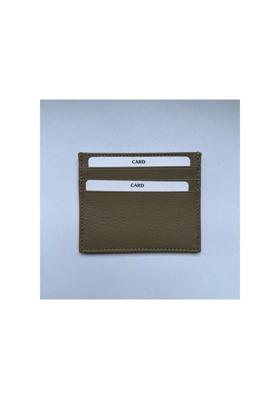Shop Hakiki Deri Unisex Kartlık, Çift Taraflı, Orta Bölmeli, Küçük Boy Koyu Vizon 3 - 931991641 Koyu Vizon 3