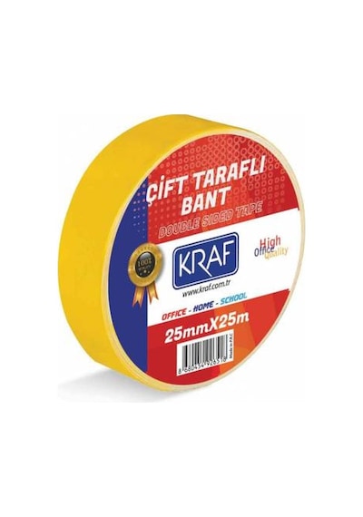 Kraf Çift Taraflı Bant 25MM x 25 M N11.292