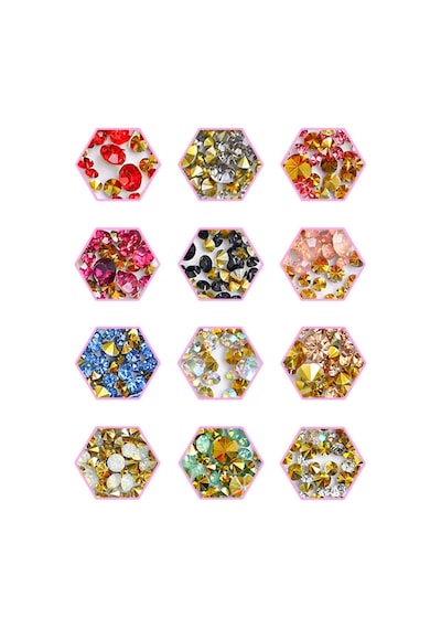 12'li Tırnak Süsleme - Nail Art Charm - Nail Art Süs Taşı - Makyaj Taşı - Protez Tırnak Süsü 104-2 12'li Tırnak Süsleme - Nail Art Charm - Nail Art Süs Taşı - Makyaj Taşı - Protez Tırnak Süsü 104-2