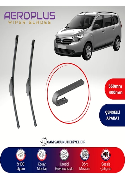 Aeroplus Dacia Lodgy Muz Silecek Takımı 2012-2015