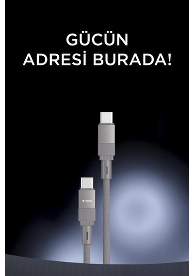 Torima U18 Type-C To Type-C Data Şarj Kablosu