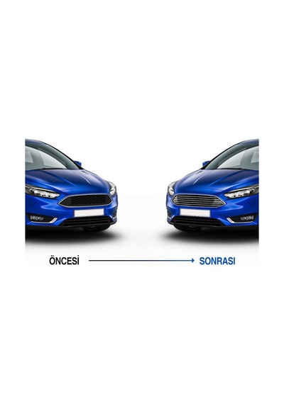 Ford Focus Nikelajli Ön Panjur Ve Sis Far Çerçevesi 2015-2018 467900958