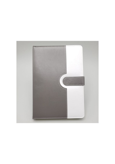 Tarihsiz Ajanda Defter Beyaz Gri Renk Renkli