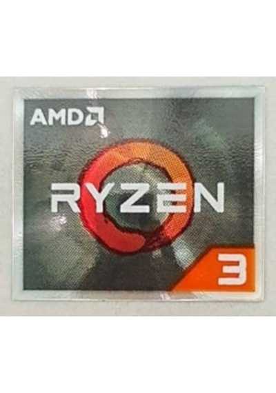OEM AMD RYZEN 3 Sticker v2 Etiket D132