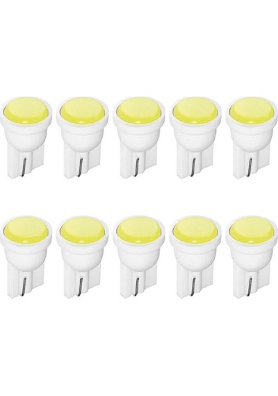 10 Adet T10 Led Seramik Led Ampul Oto İç Aydınlatma Led Beyaz