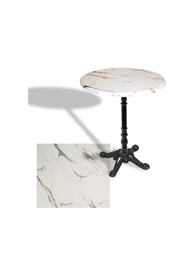 Çipa 1004 Döküm Ayak Yuvarlak Masa Çap 60cm - Werzalit, Wermodin Ve Allzalit Tabla - Afyon Mermer Çok Renkli Çipa 1004 Döküm Ayak Yuvarlak Masa Çap 60cm - Werzalit, Wermodin Ve Allzalit Tabla - Afyon Mermer Çok Renkli