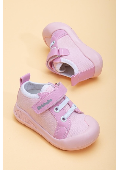 Şirin Bebe Şirinbebe Şiringenç Keten Pembe Kız İlkadım Bebek Çocuk Ayakkabısı-2896-pembe Pembe Şirin Bebe Şirinbebe Şiringenç Keten Pembe Kız İlkadım Bebek Çocuk Ayakkabısı-2896-pembe Pembe