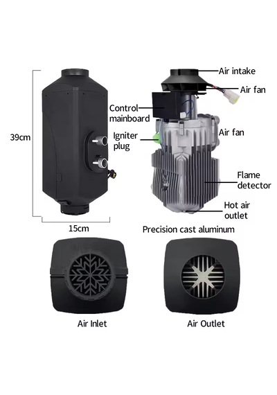 Dizel Isıtıcı 5kw 12v 24v