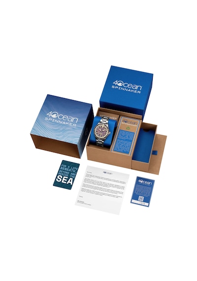 Spinnaker Hass Sp-5172-44 4ocean Limited Edition Otomatik Erkek Kol Saati Metalik Gri
