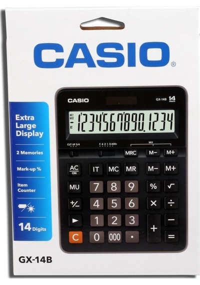 Casio GX-14B 14 Hane Masa Üstü Hesap Makinesi