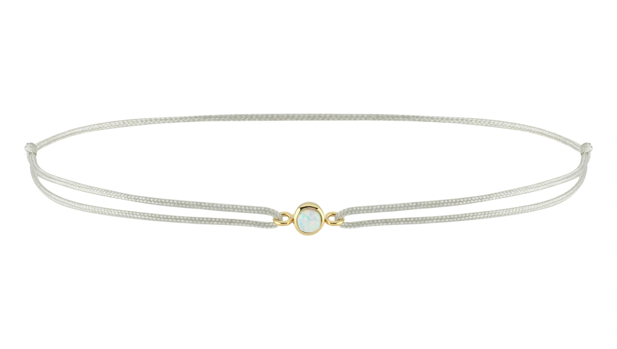 İkizler Burcu Moonstone İpli Bileklik Sarı
