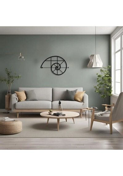 Metal Duvar Dekorasyonu Altın Oran 2 Golden Ratio Metal Duvar Tablosu Sanat