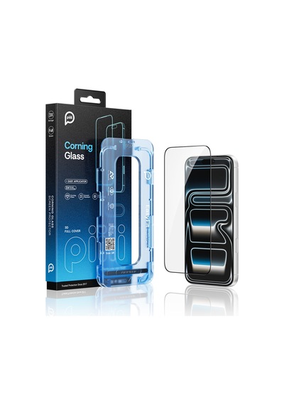 Piili Corningglass Ar Snapfit Apple iPhone Uyumlu 17 Pro Max/16 Pro Max Ekran Koruyucu Şeffaf
