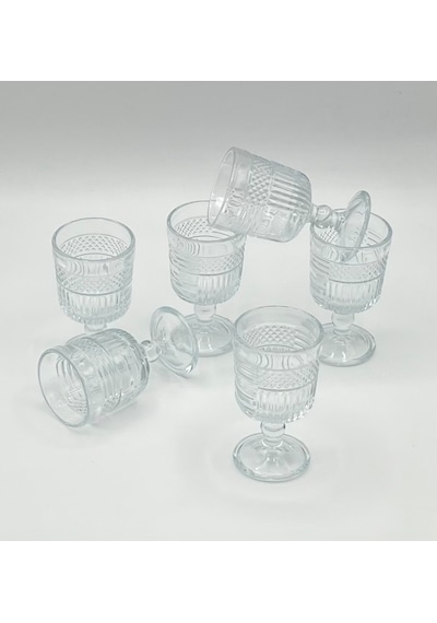 Star Glass 6lı Kahve Yanı Su Bardağı