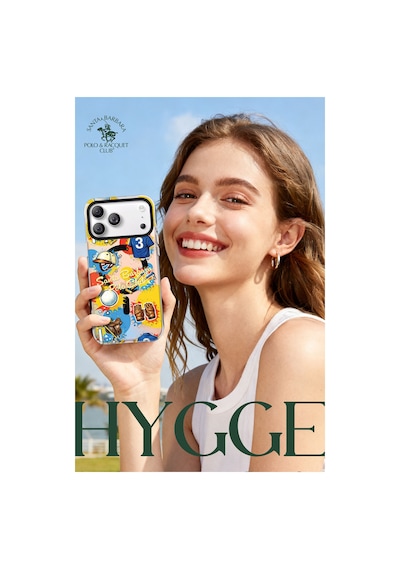 Santa Barbara Polo Racquet Club İphone 18 Pro Max / 17 Pro Max İçin M-safe Şarja Uygun Hygge Kapak Gümüş