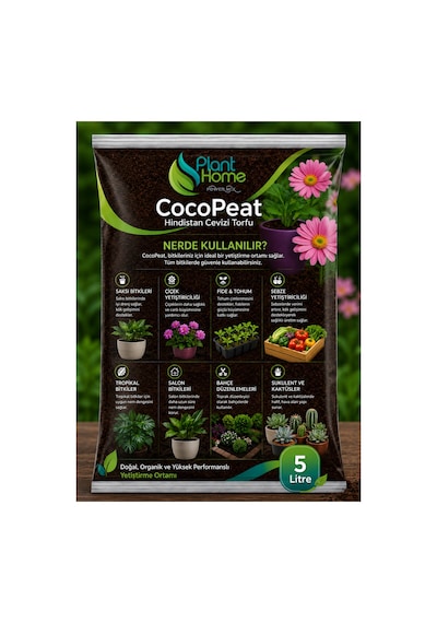 Cocopeat 5 Litre Hindistan Cevizi Torfu Organik Cocopeat Torf Toprağı Ve Bitki Yetiştirme Karışımı Diğer